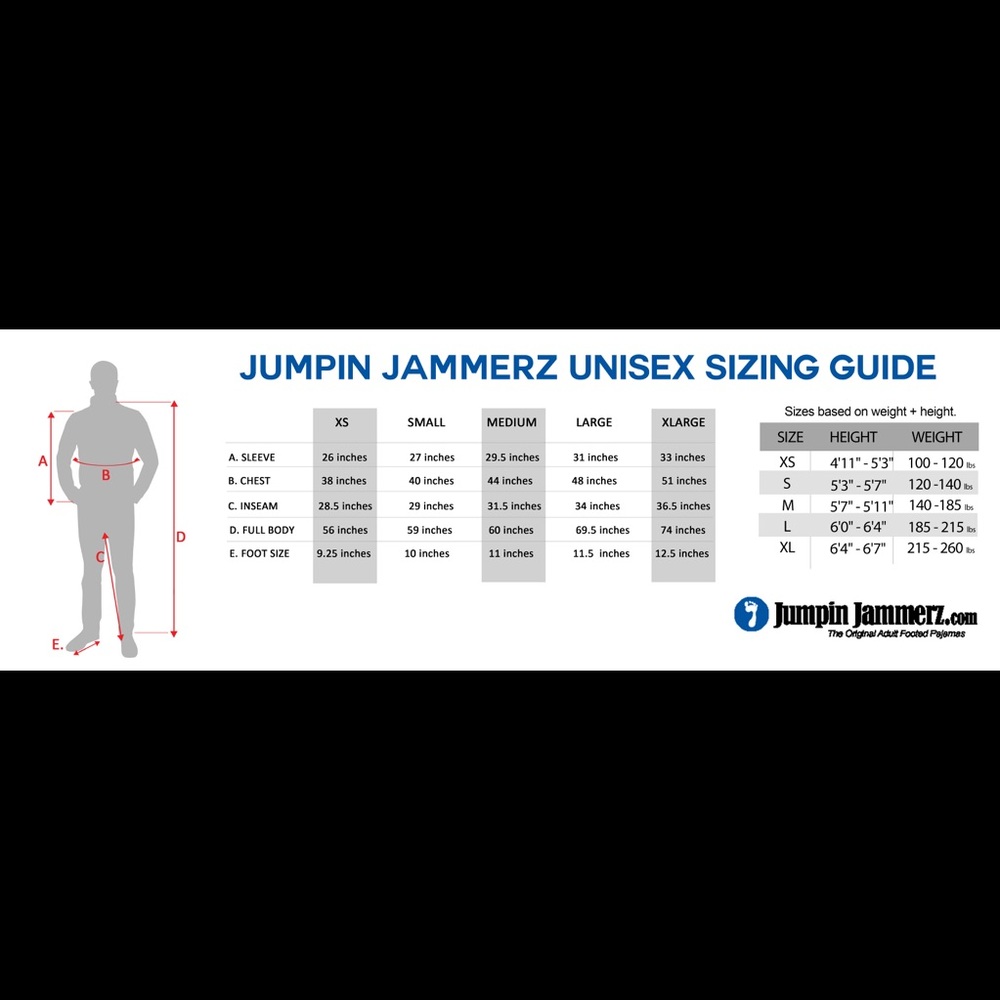 Jumpin Jammerz Footie Hooded Pajamas - S - Picture 7 of 7